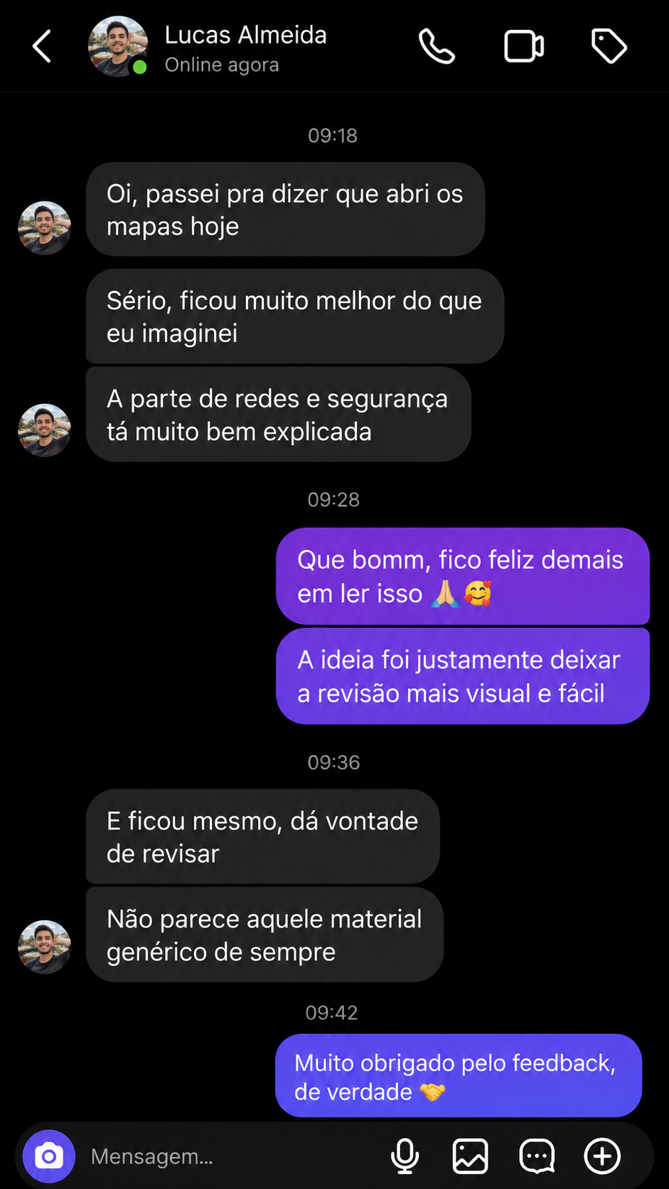 Depoimento 3 de aluno do TI em Mapas